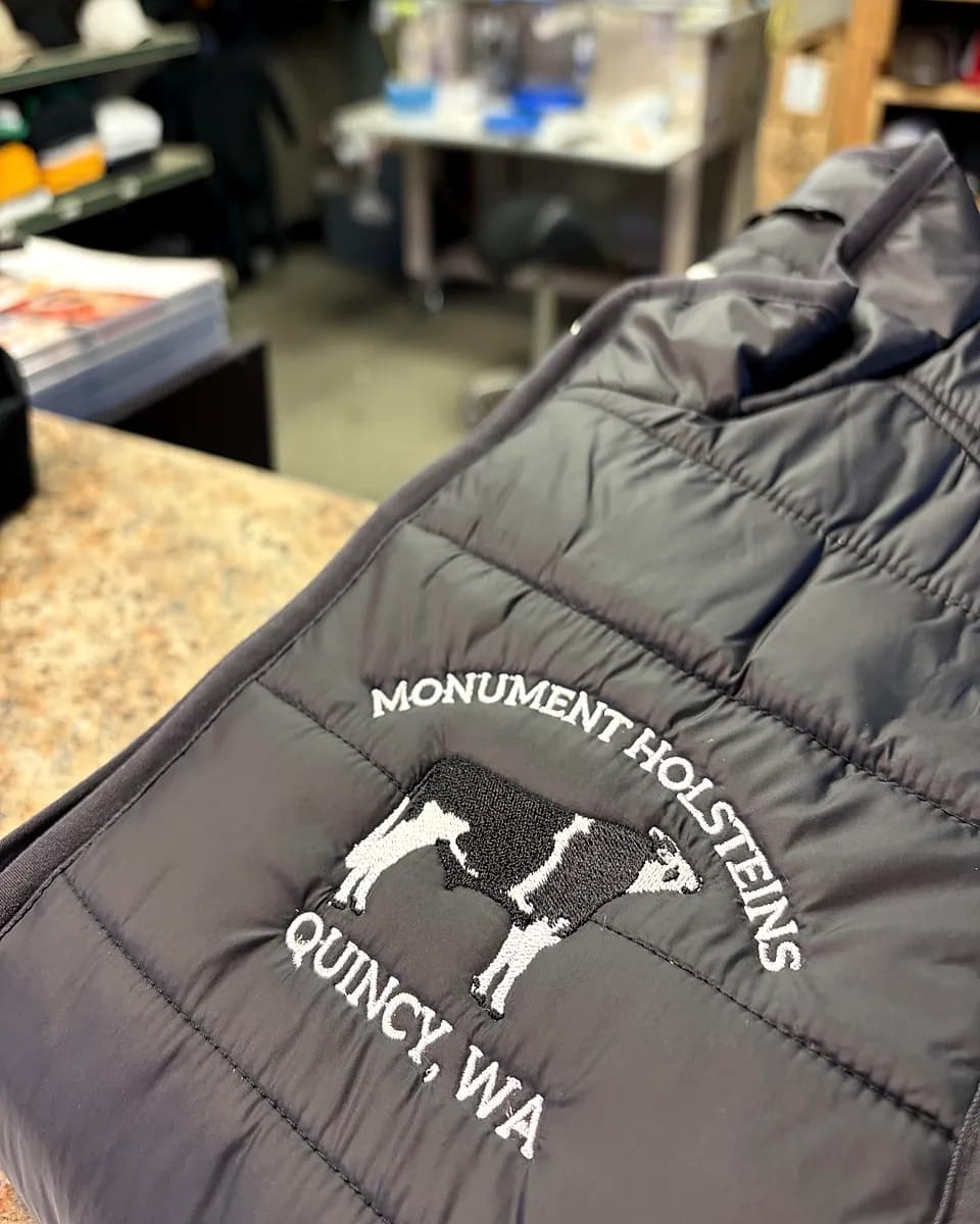 Monument Holsteins — Embroidery